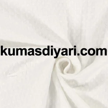 Beyaz pike kumaş