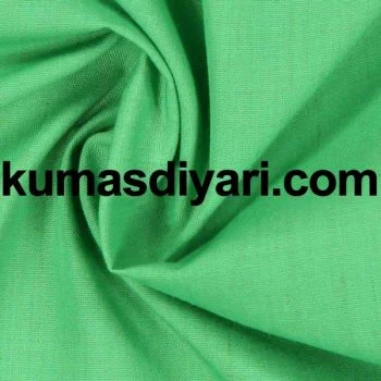 Çimen poplin kumaş