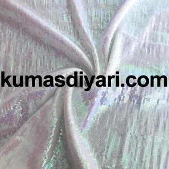 ekru payet kumaş 3mm