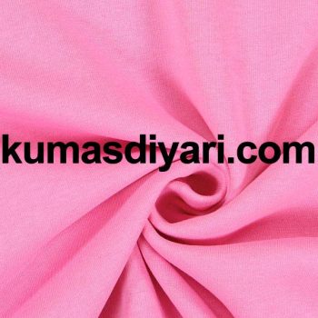 Fuşya renkli üç iplik kumaş