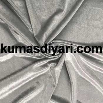 gümüş kadife kumaş