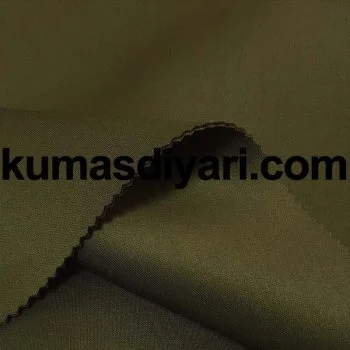 Metre ile satılan haki puf dalgıç kumaş