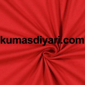 Kırmızı penye kumaş