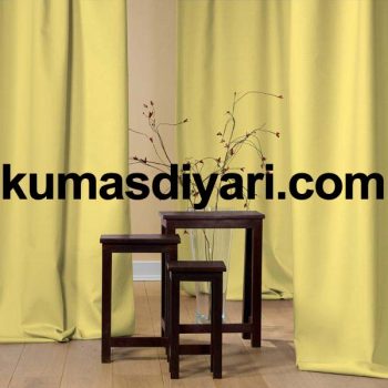 limon sarısı fon perde kumaş