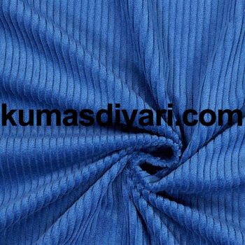 Spor giyim ve aksesuarlar için mavi kaşkorse kumaş toptan satışta