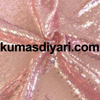 pembe payet kumaş 3mm