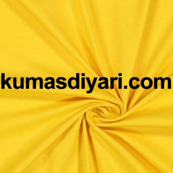 Sarı penye kumaş ambalajlı rulo