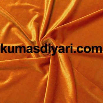 turuncu kadife kumaş