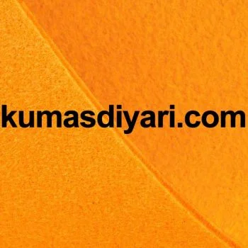 turuncu keçe kumaş