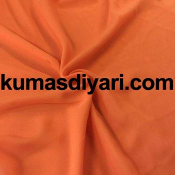 turuncu şifon kumaş