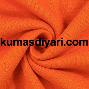 Turuncu üç iplik kumaş