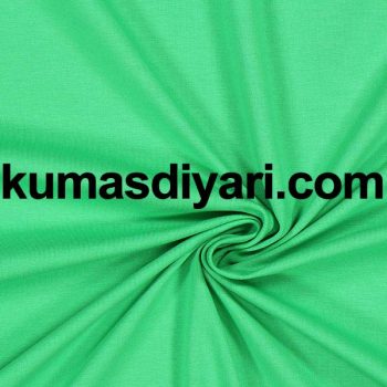 Yeşil penye kumaş
