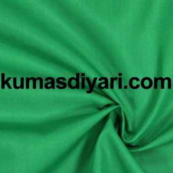 yeşil poplin kumaş