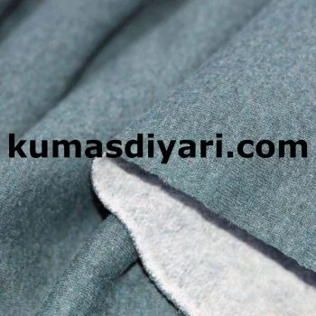 eski yeşil üç iplik kumaş