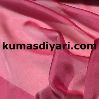 fuşya janjan şifon kumaş