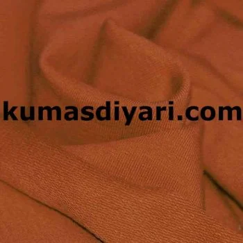 Kahve renkli iki iplik kumaş