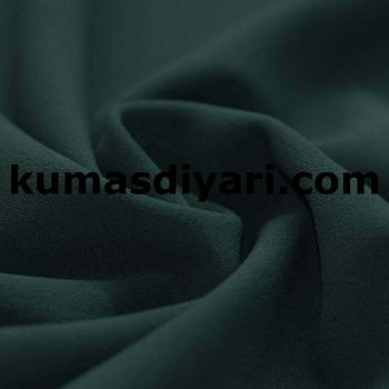 koyu yeşil scuba krep kumaş