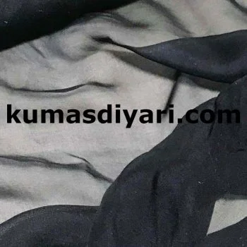 lacivert janjan şifon kumaş