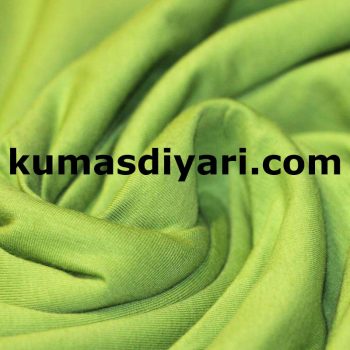 limon yeşili penye kumaş