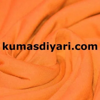 turuncu penye kumaş