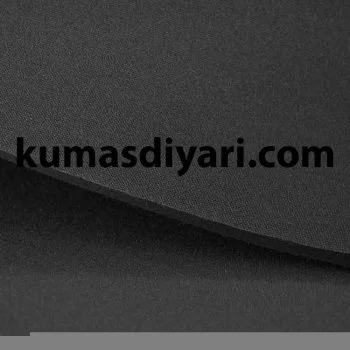6mm siyah neoparen kumaş - 150 cm eninde
