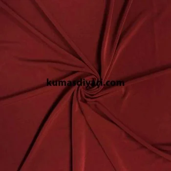 Bordo ribana kumaş