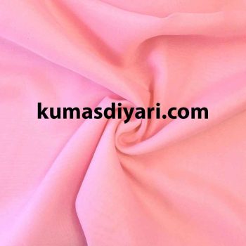 Pembe perdelik tül kumaş