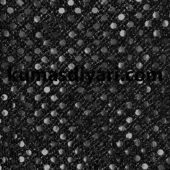 siyah noktalı payet kumaş çeşitleri ve modelleri kumasdiyari.com da