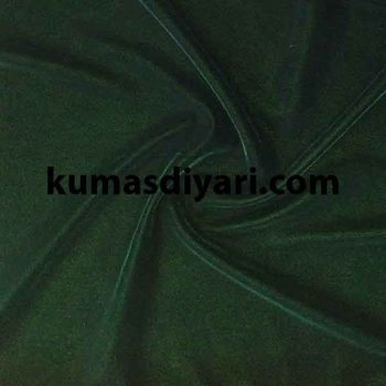 Yeşil likrasız işlemelik kaftanlık kadife kumaş