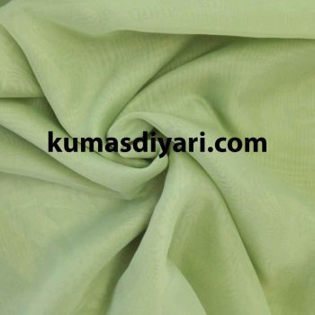 Yosun yeşili perdelik tül kumaş