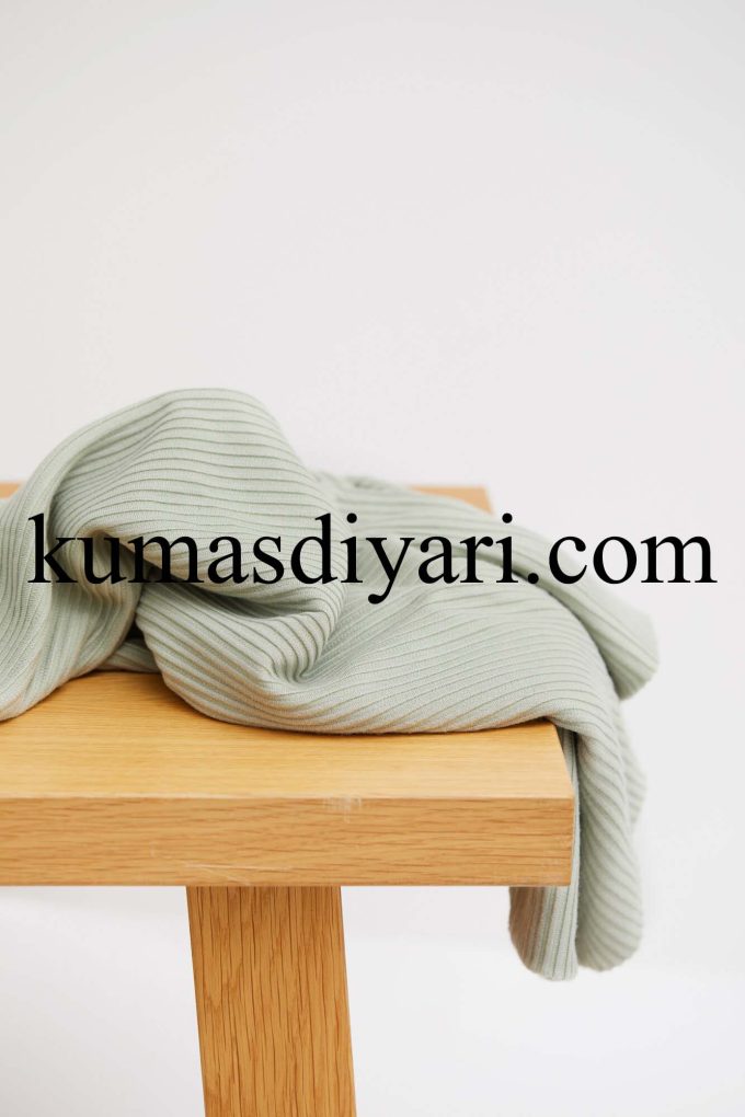 açık yeşil ottoman kumaş kumasdiyari.com görseli