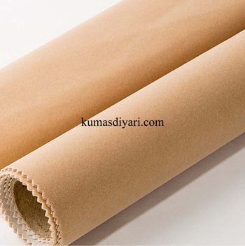 bej flok kumaş kumasdiyari.com görseli