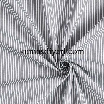 gri beyaz ince çizgili viskon kumaş kumasdiyari.com görseli