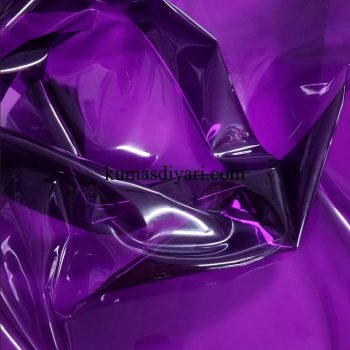 mor şeffaf pvc kumaş kumasdiyari.com görseli