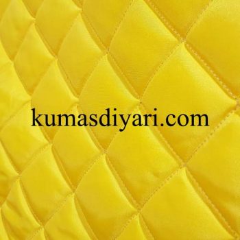 neon sarı kapitone kumaş kumasdiyari.com görseli