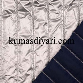 parlak gümüş kapitone kumaş kumasdiyari.com görseli