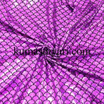 pembe balık pullu hologram kumaş kumasdiyari.com görseli