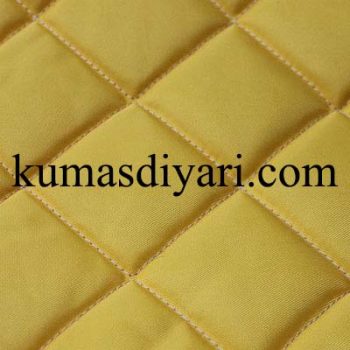 sarı kapitone kumaş kumasdiyari.com görseli
