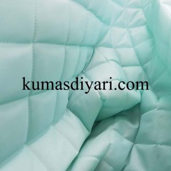 su yeşili kapitone kumaş kumasdiyari.com görseli