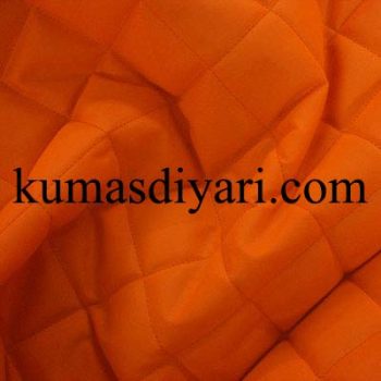 turuncu kapitone kumaş kumasdiyari.com görseli
