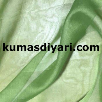 Fıstık yeşili janjan şifon kumaş ile zarif tasarımlar